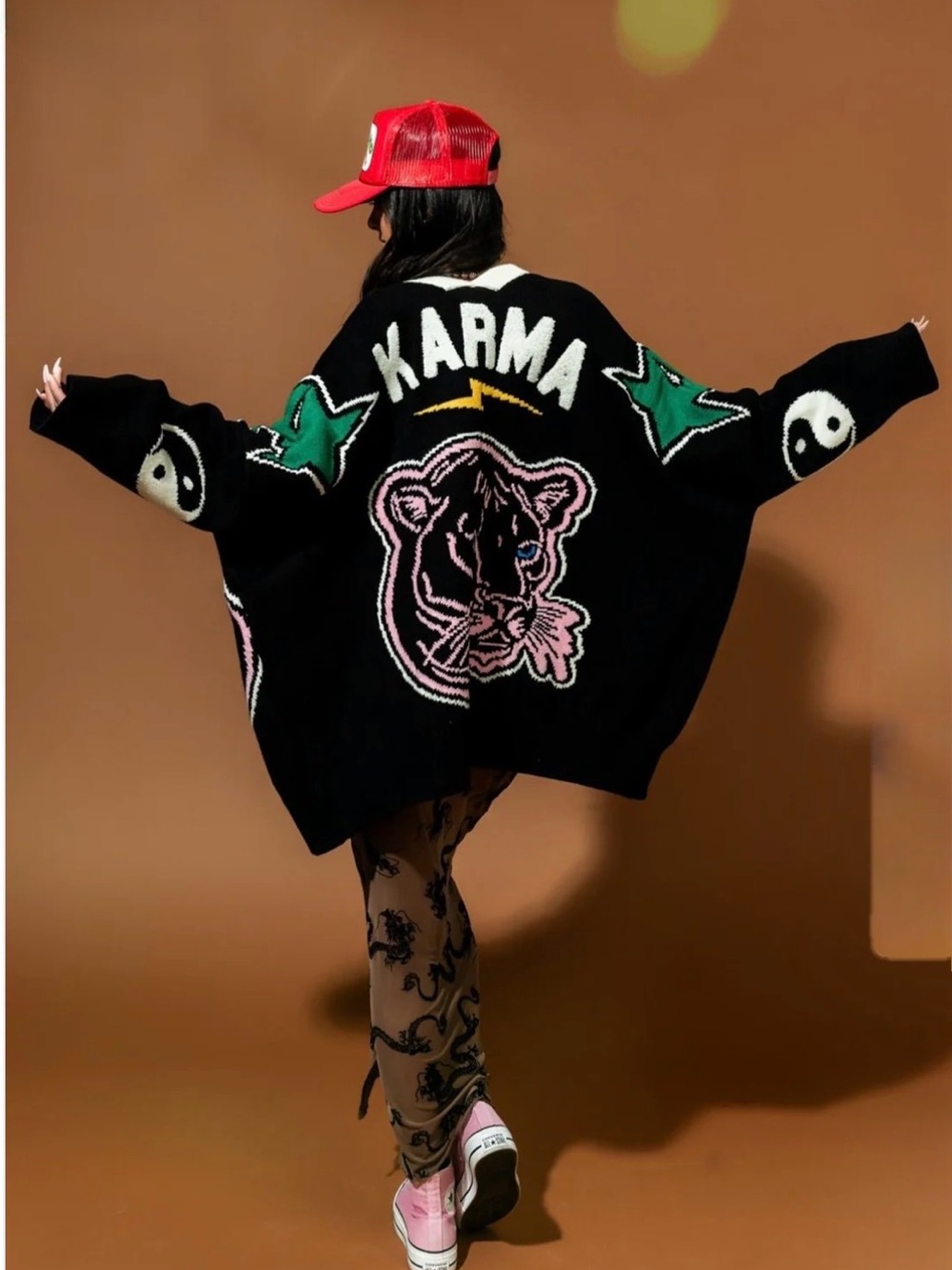 Mother is Mothering (Karma Version) Oversized Cardigan - Picture 2 of 4